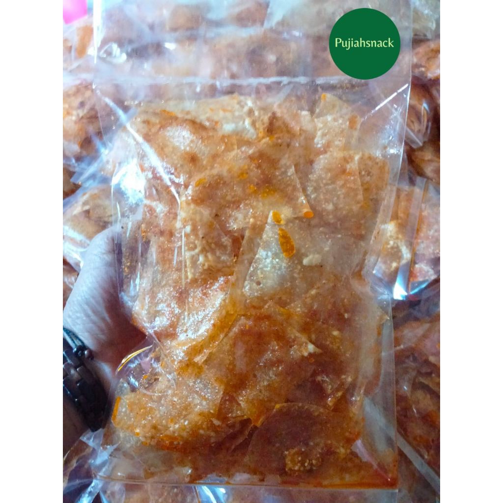 

KERIPIK KACA pedas gurih 125 gram /KRIPCA PEDAS 125 gram