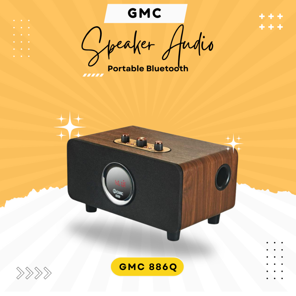 Speaker  multimedia GMC 886Q speaker / speaker GMC 4inch'' bloetooth