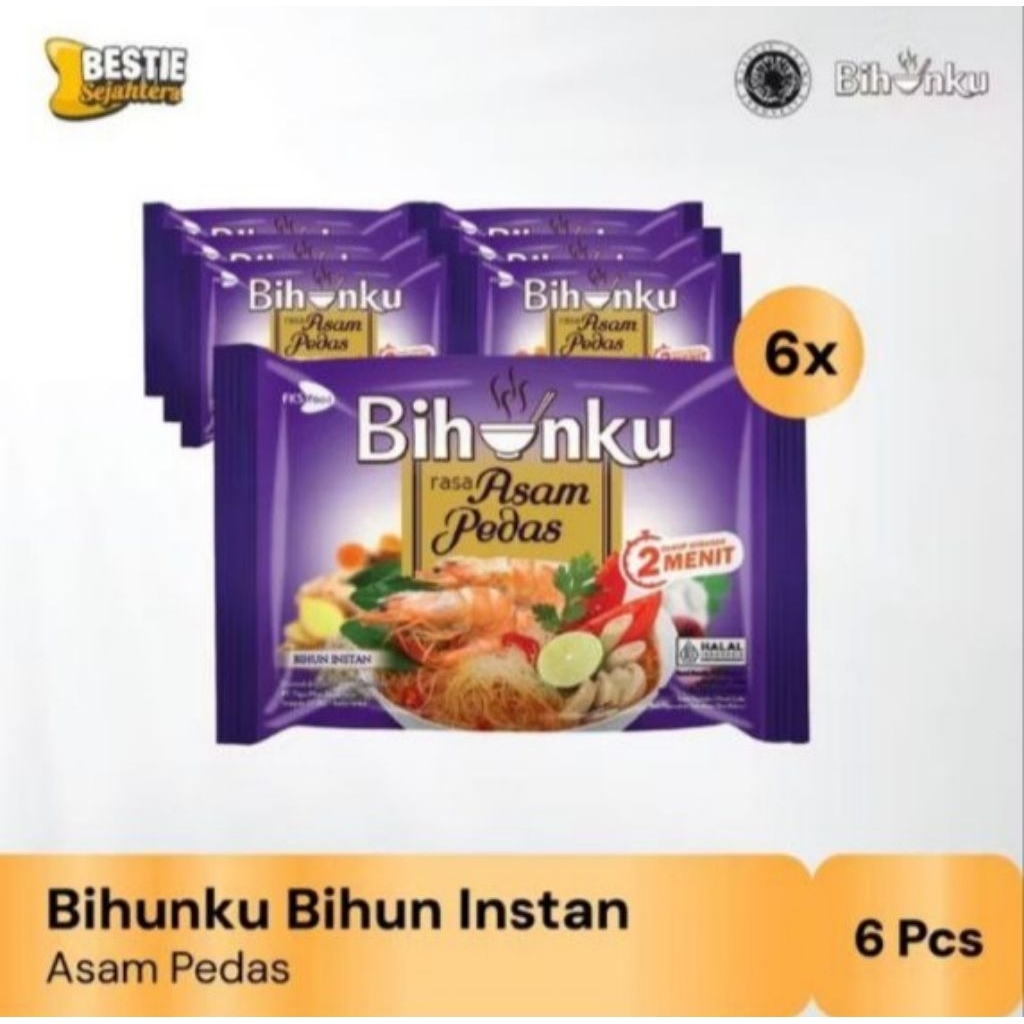 

Paket Bundling - Bihunku Asam Pedas - 55gr - 6pcs