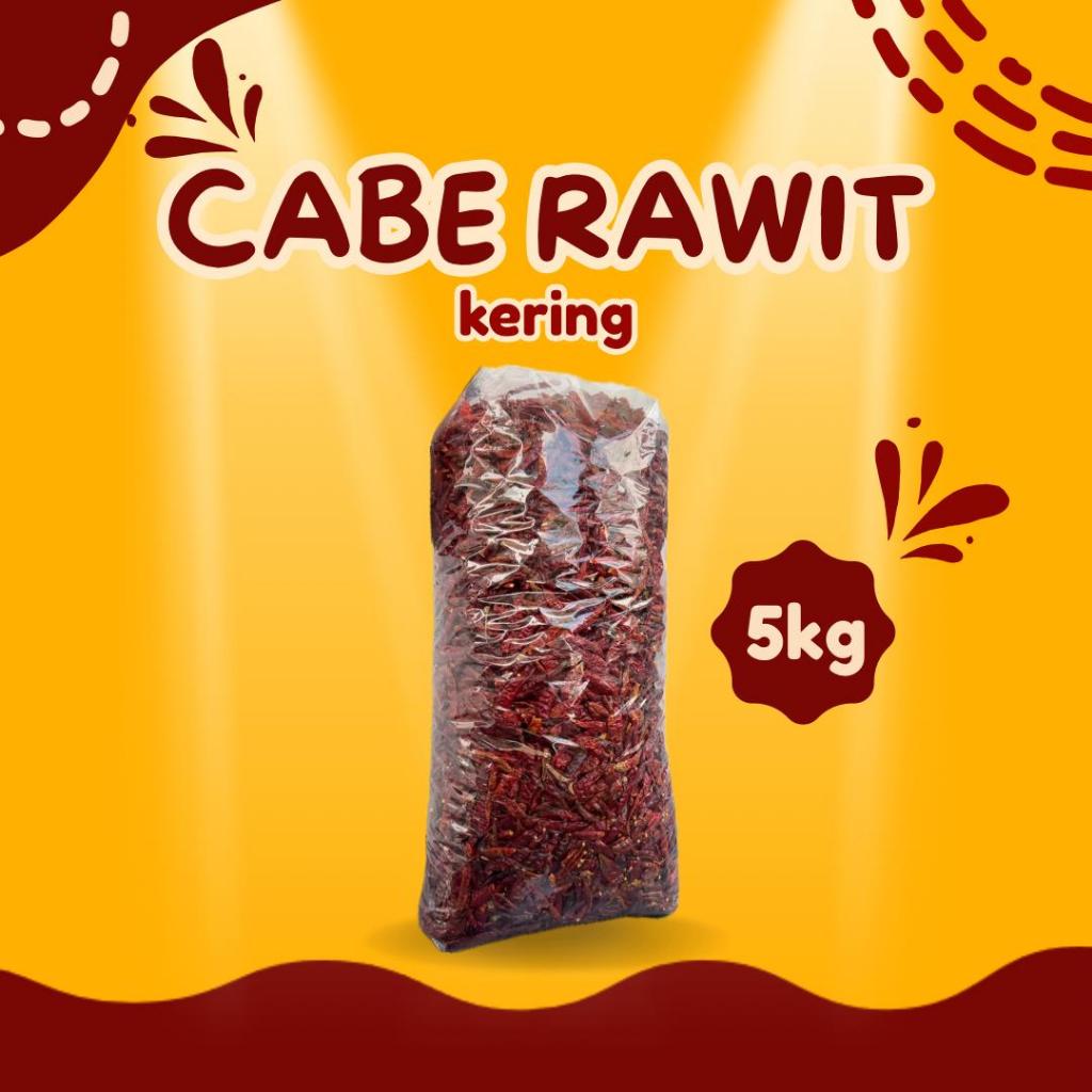 

Cabelagi Cabe Rawit Kering Merah Teja 5Kg Tanpa Tangkai Kualitas Premium Super Pedas Chili Oil