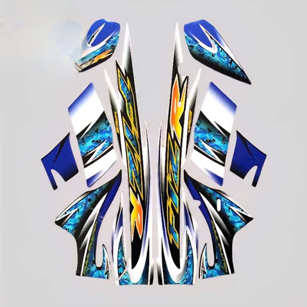 Striping Stiker Body Yamaha F1ZR Semua Tahun – Full Set & Original Look