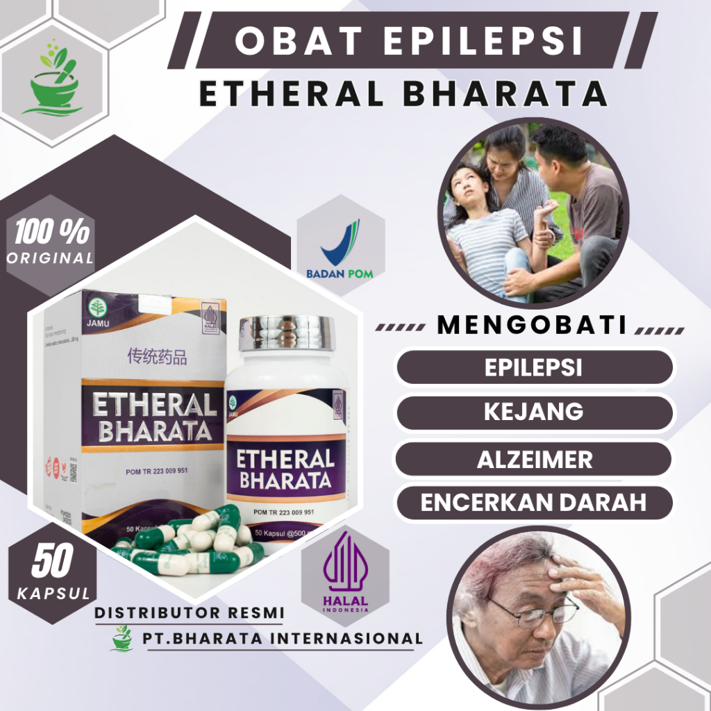 Obat Epilepsi Herbal Epilepsi - Obat Kejang Kejang - Obat Ayan - Etheral Bharata
