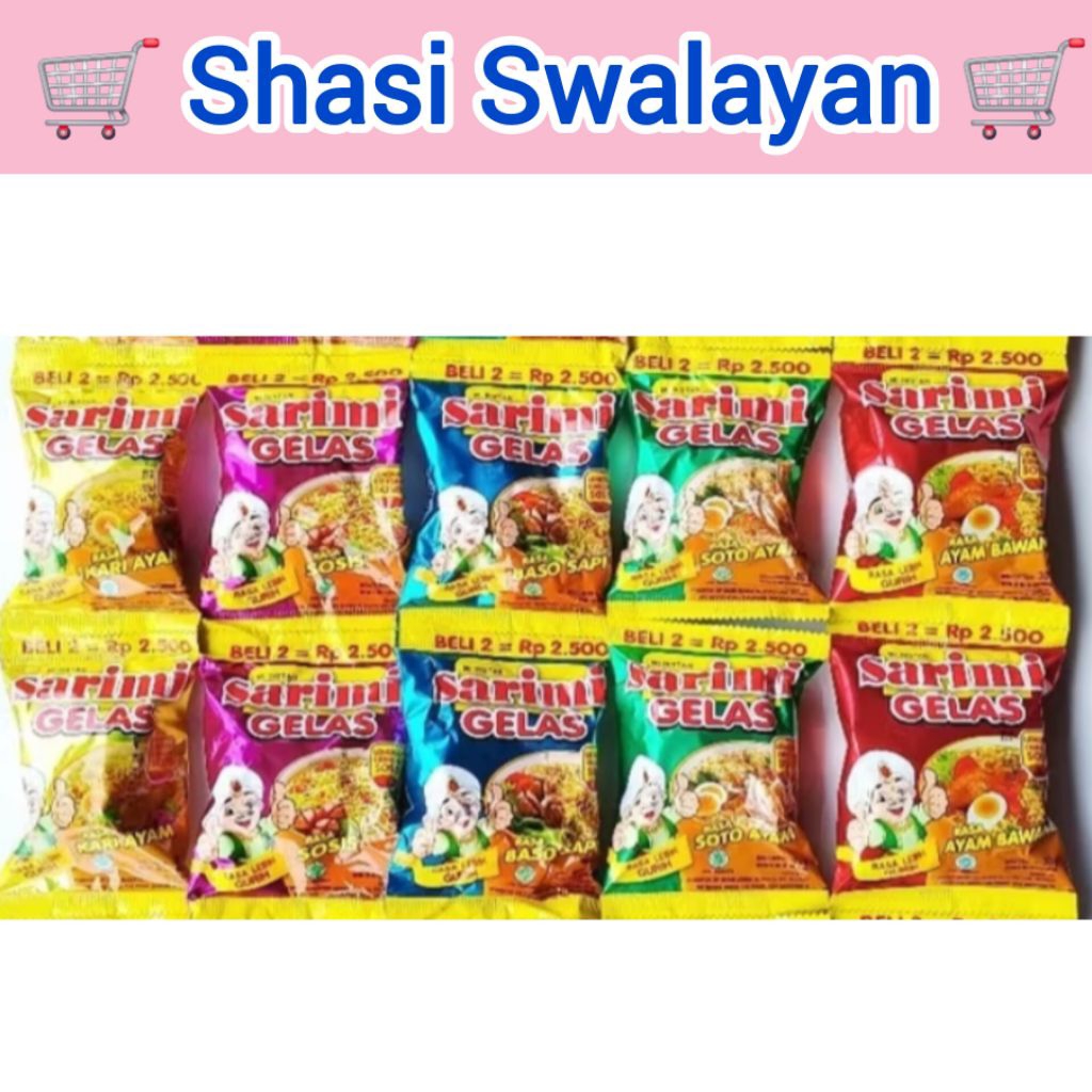 

SARIMI Gelas Renteng 10 Sachet - Mie Instan Seduh