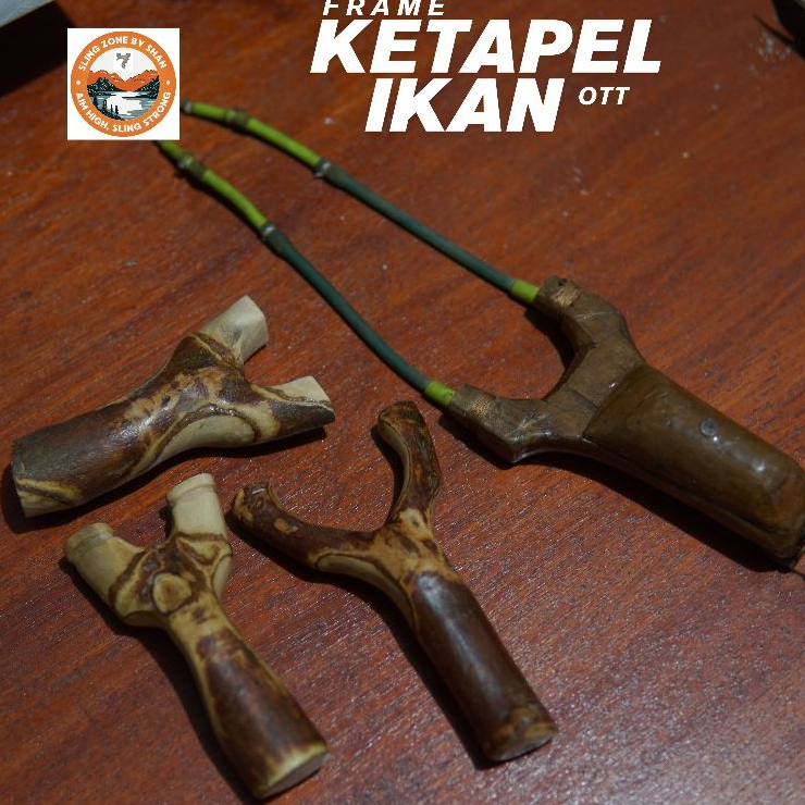 Frame Ketapel Ikan  Berbagai Model | Kayu Ranting Authentic | BY Shan Outdoor