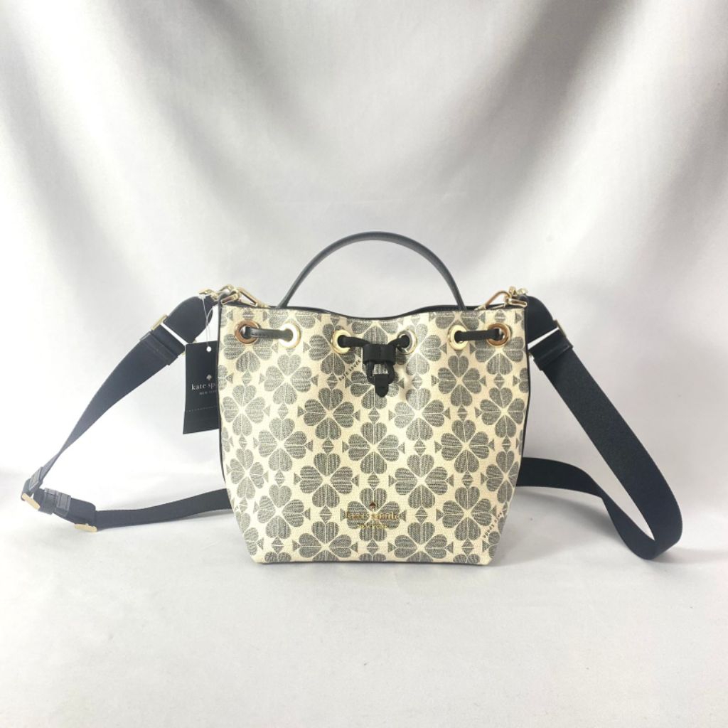 Ks spade flower sm bucket pvc black multi