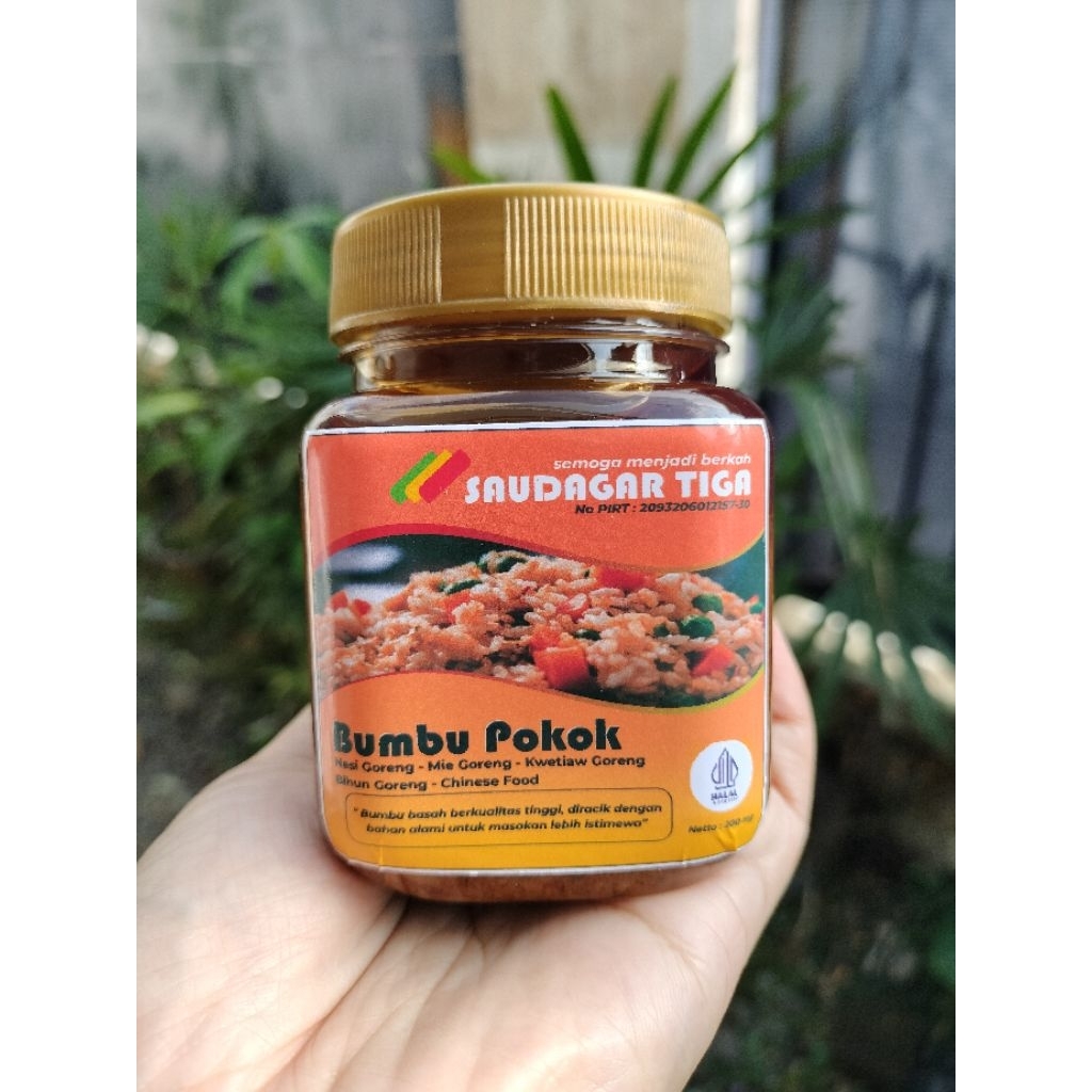 

✨ BUMBU POKOK SAUDAGAR TIGA ✨ Bumbu Pokok serba guna untuk nasi goreng, mie goreng, capcay, bihun, kwetiaw, dan chinese food lainnya!