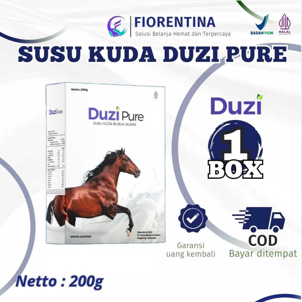 

Duzi Pure - Susu Kuda Lombok Bubuk 200 Gram 1 Box