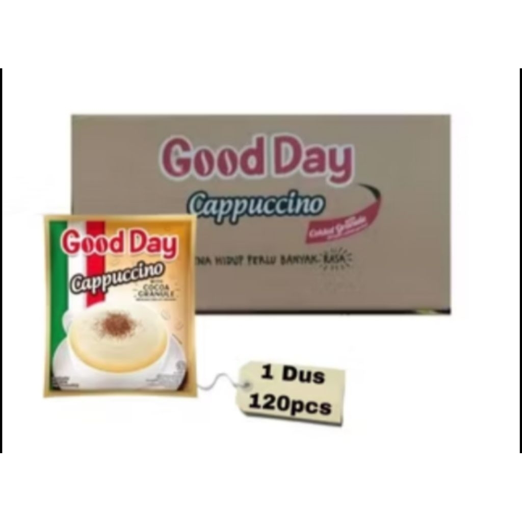 

Good Day Capucino 1 Karton isi 12 Pack ( 12 x 25 ) gr