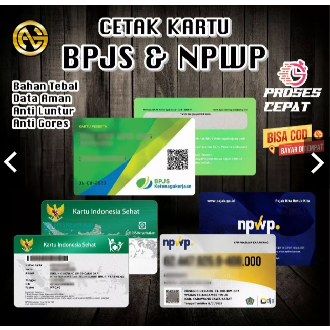 

Cetak ID Card / KARTU BPJS / NPWPS (TERMURAH)