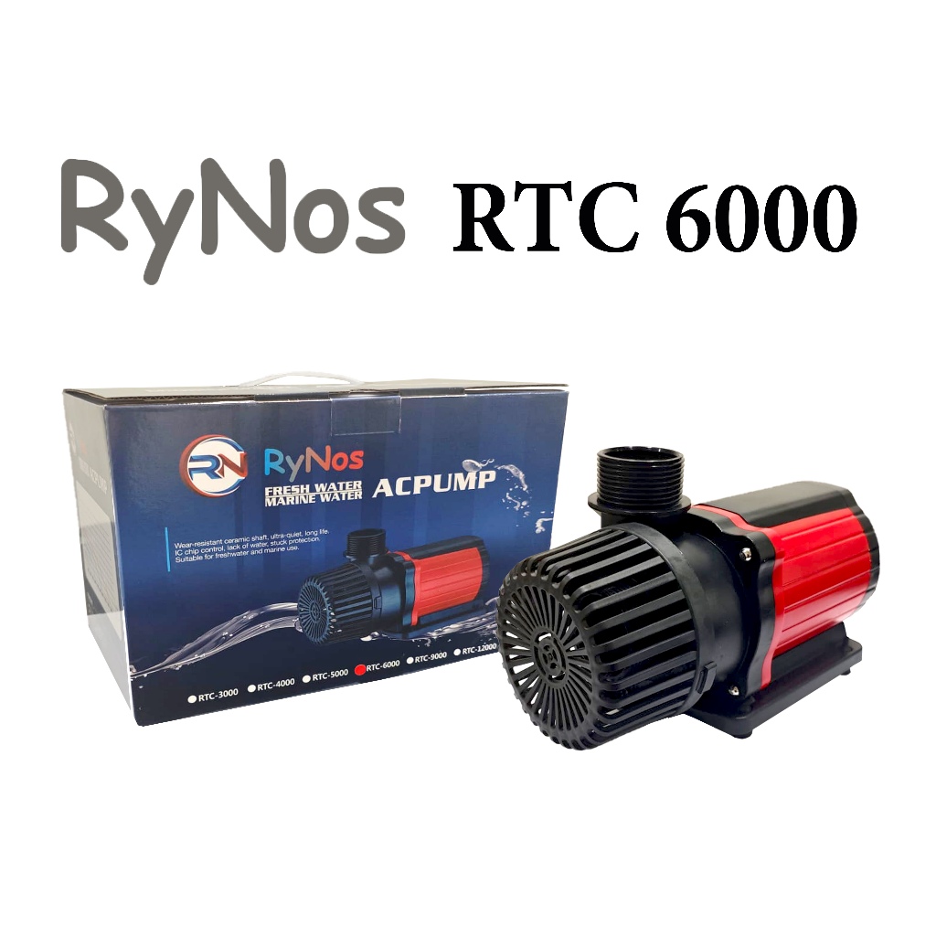 RYNOS RTC 6000 POMPA KOLAM IKAN KOI RTC-6000 L/H WATER PUMP NONSTOP 24 JAM POMPA SIRKULASI AIR LAUT 