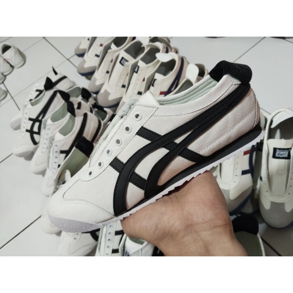 sepatu pria dan wanita onitsuka tiger slip-on &Tali