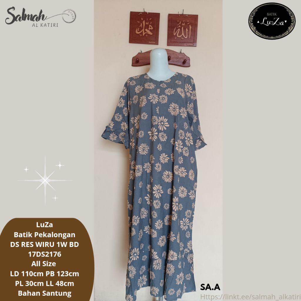 Daster LuZa Batik Pekalongan DS RES WIRU 1W BD (A)