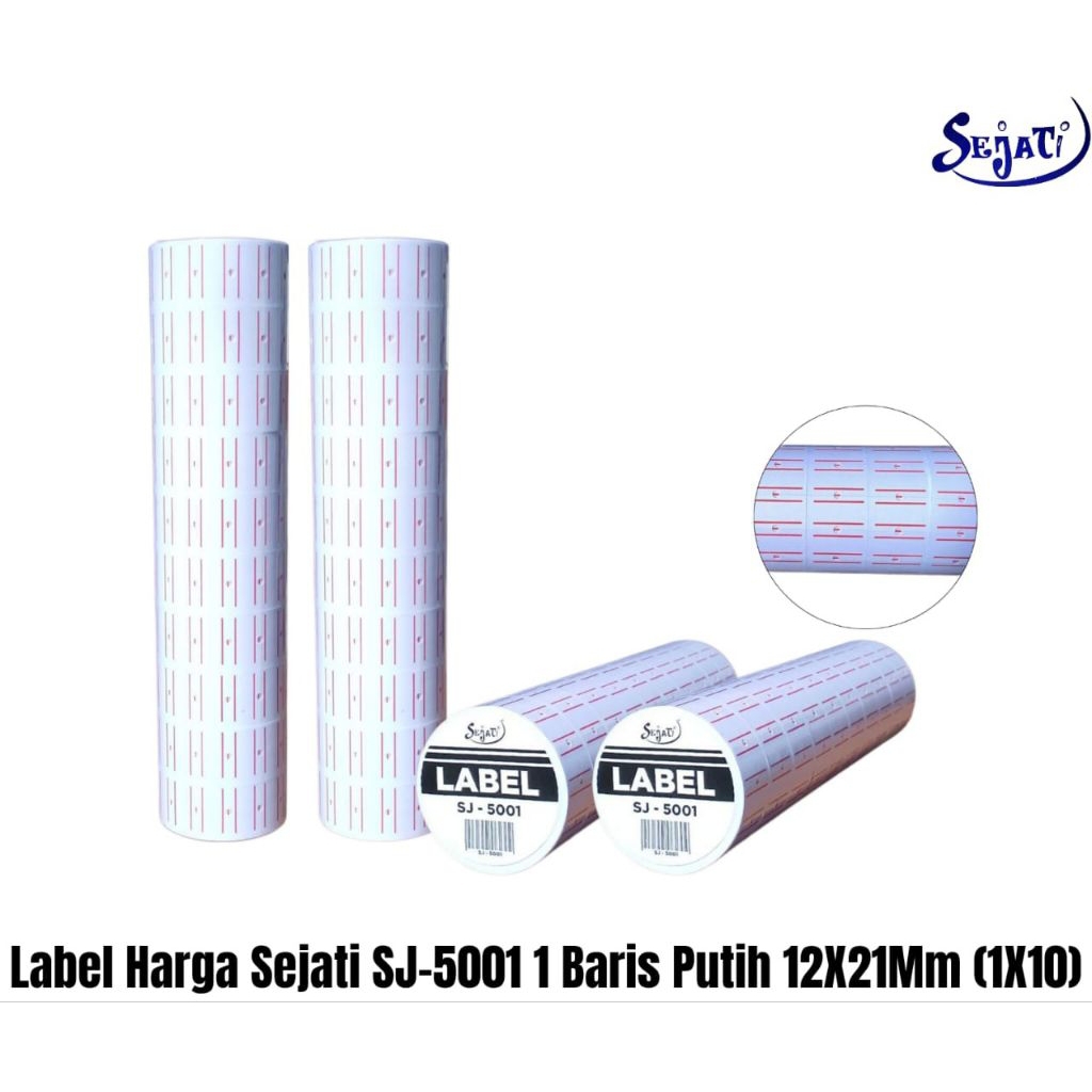 

Label Harga 1 Baris SEJATI (10roll)