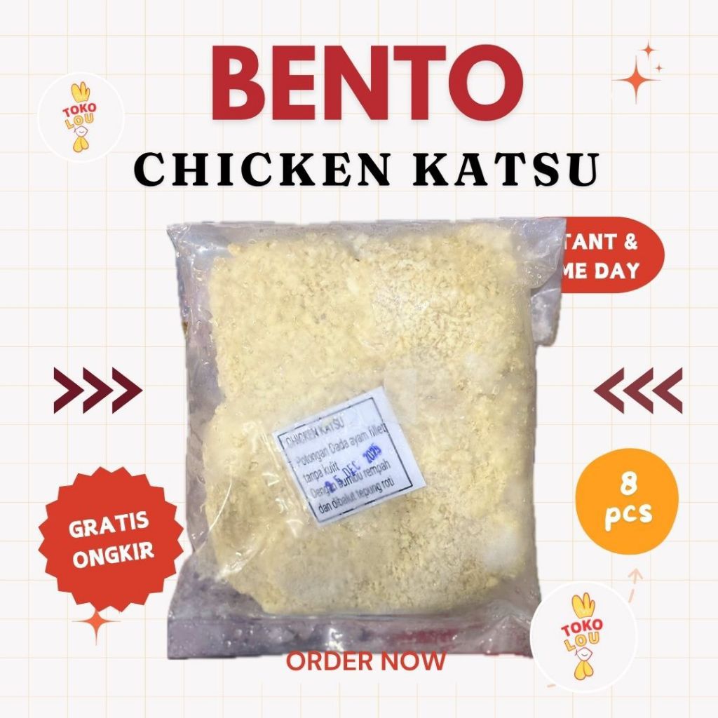 

[ALL VARIANT] BENTO | KATSU | EGG ROLL | KAKI NAGA | GOHYONG | UDANG RAMBUTAN | UDANG KEJU