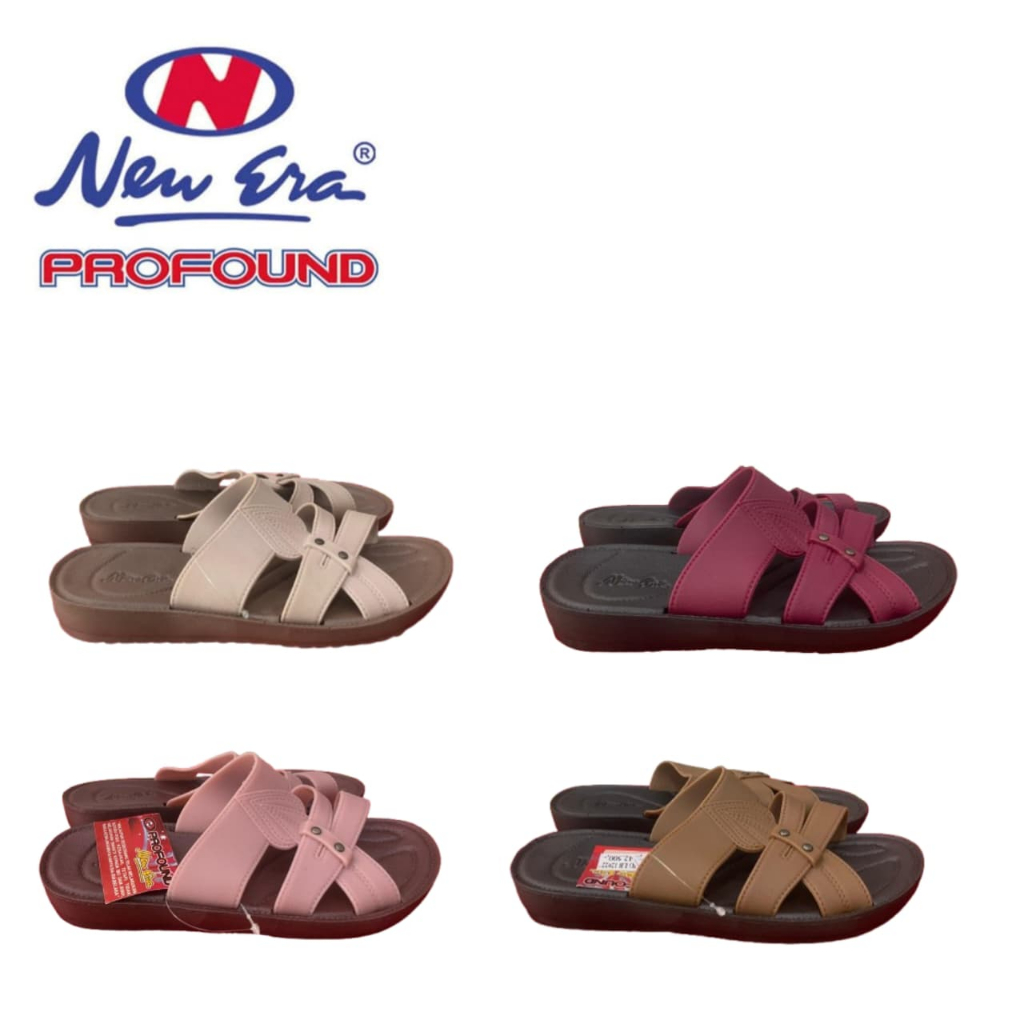 SANDAL SLOP KARET WANITA NEW ERA LB - 12022 ORIGINAL