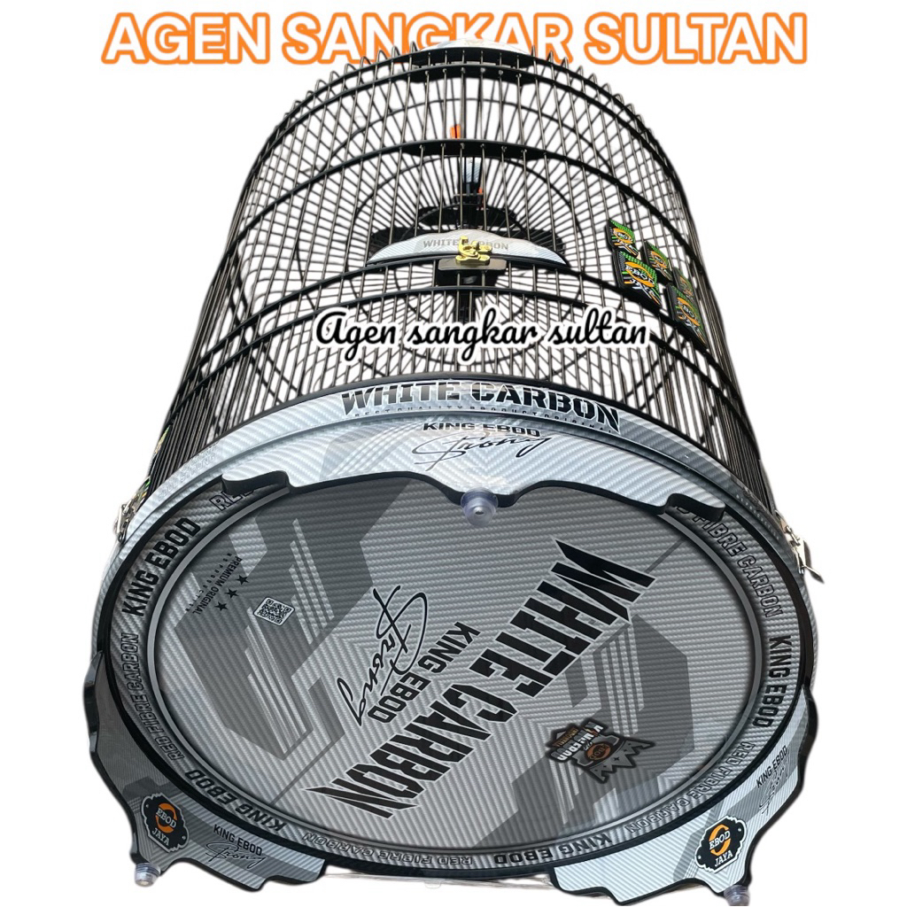 ( GOJEK ) SANGKAR KANDANG MURAI EBOD PVC DECAL NO 2