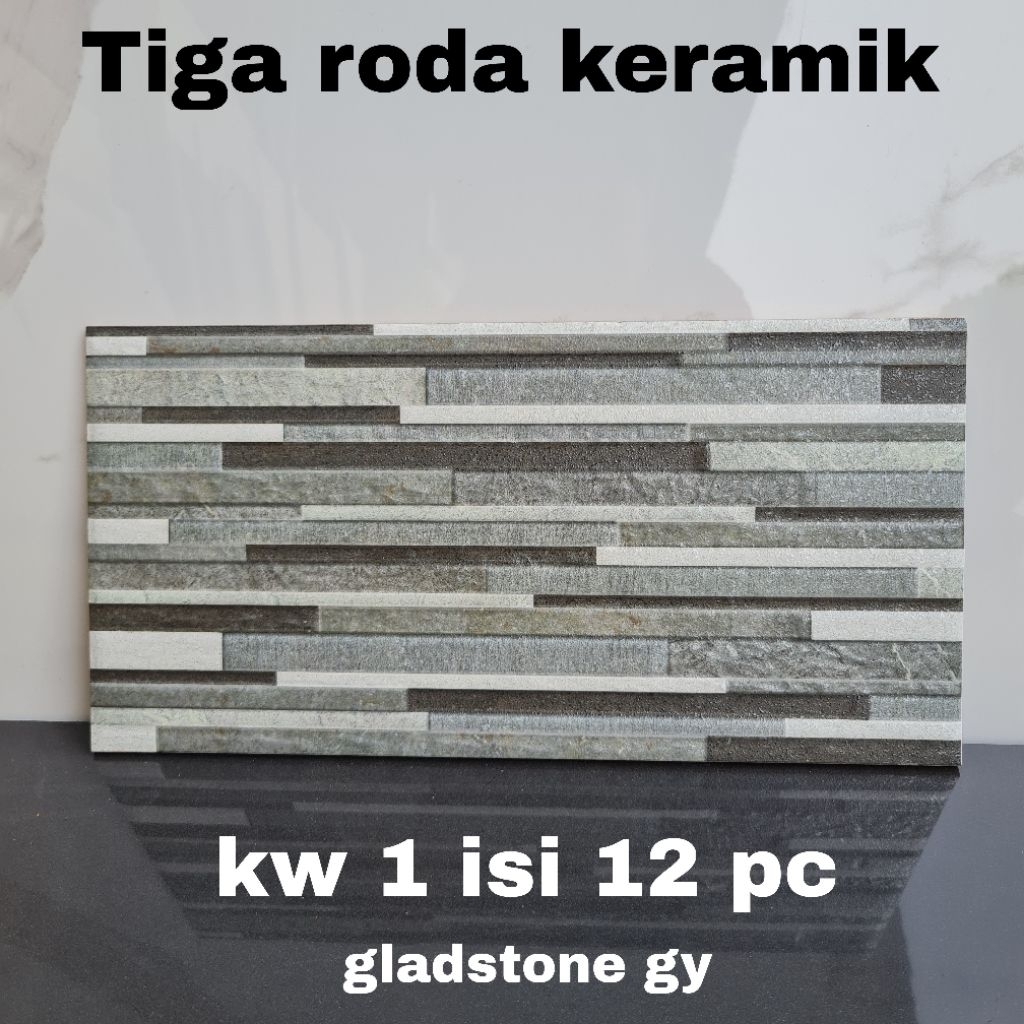 keramik 20x40/keramik batu alam/keramik garis batu alam/keramik dinding abu abu/jupiter gladstone gr