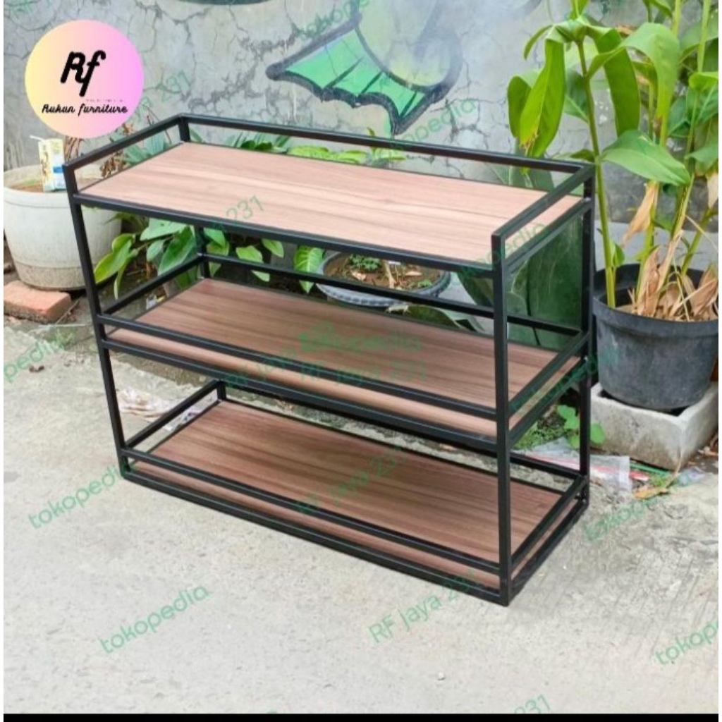 rak sepatu Industrial serbaguna