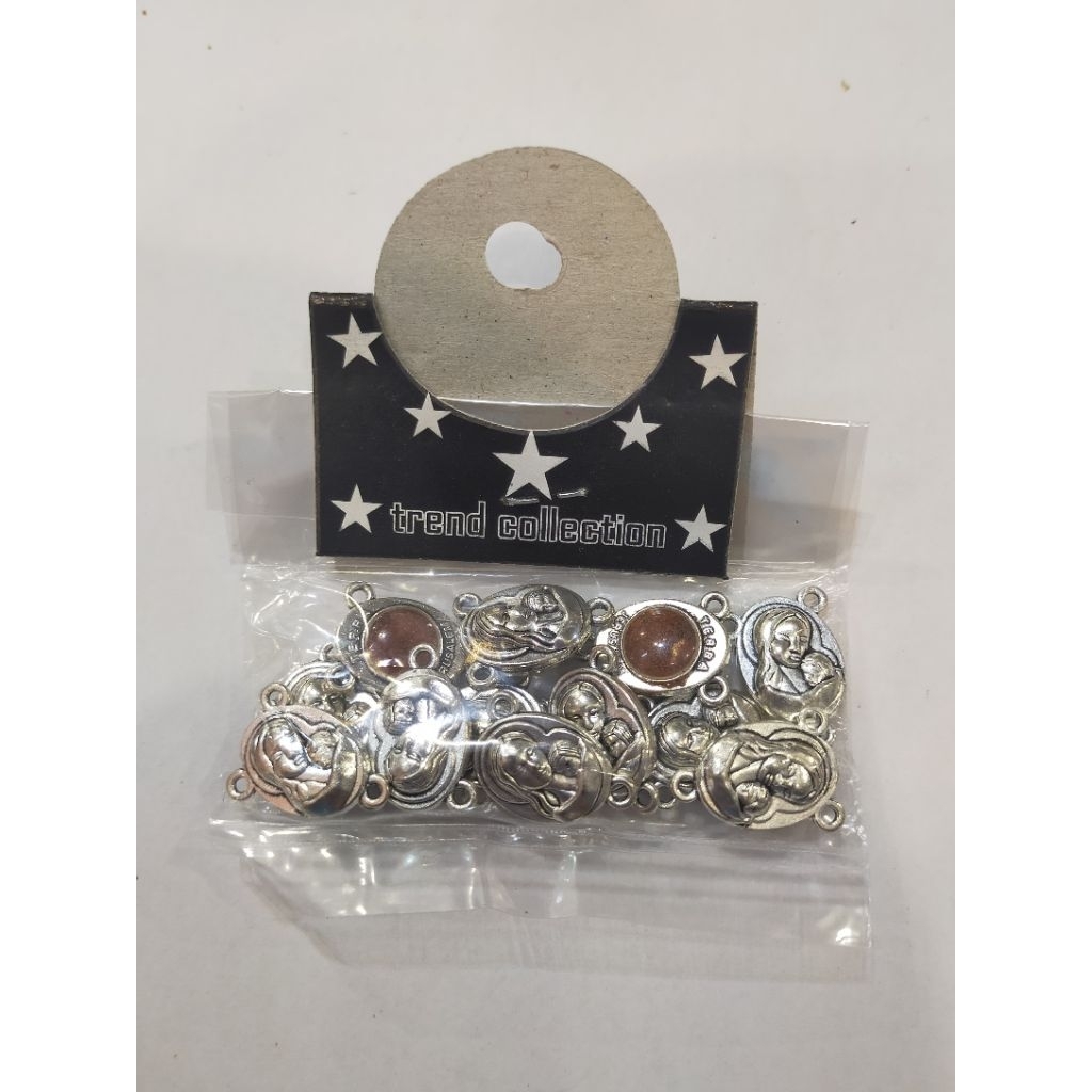 Harces Bunda Maria+Tanah Isi 12pcs B45 - Harces Maria - Bahan Rosario - Harces Rosario - Harces Mari