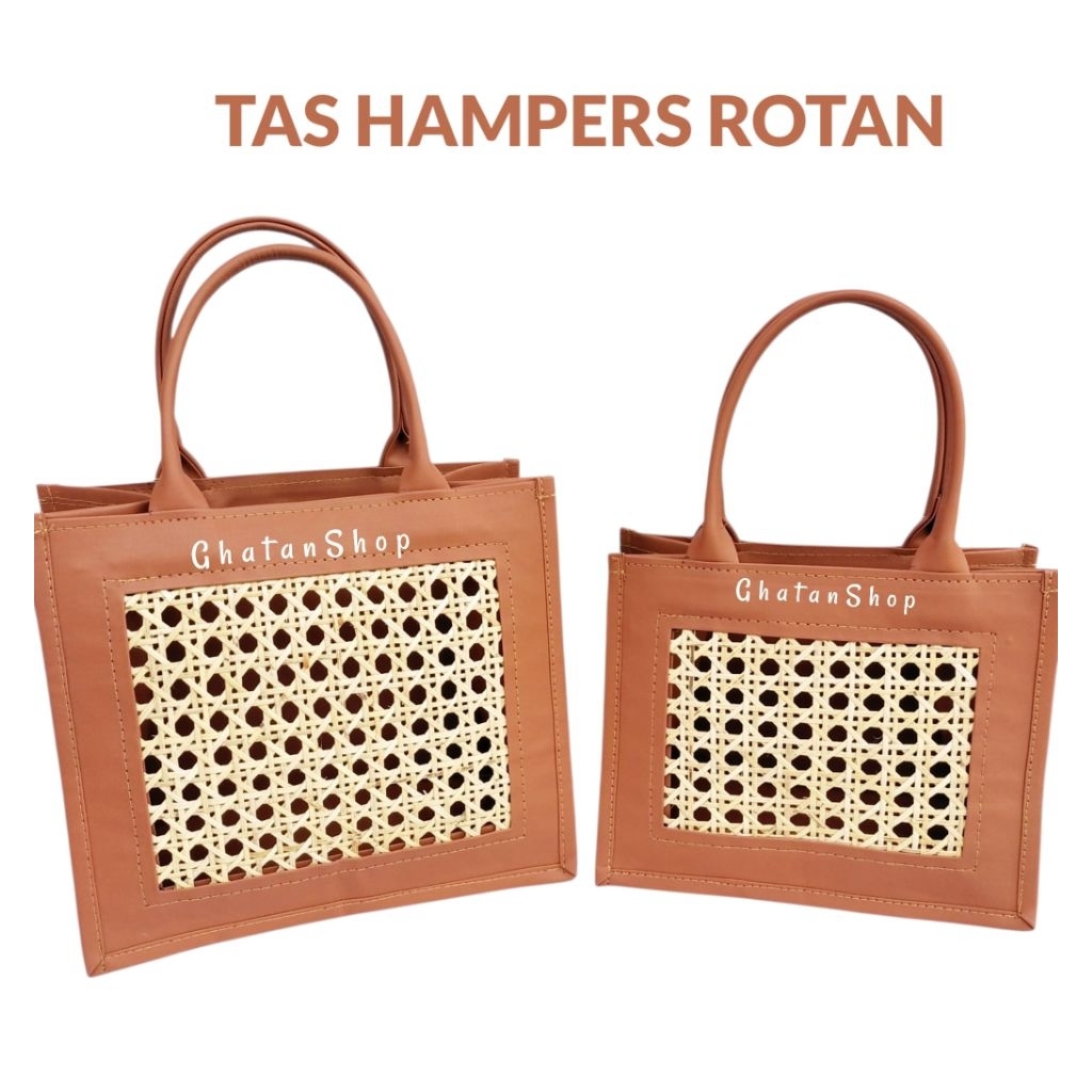 TAS HAMPERS ANYAM ROTAN
