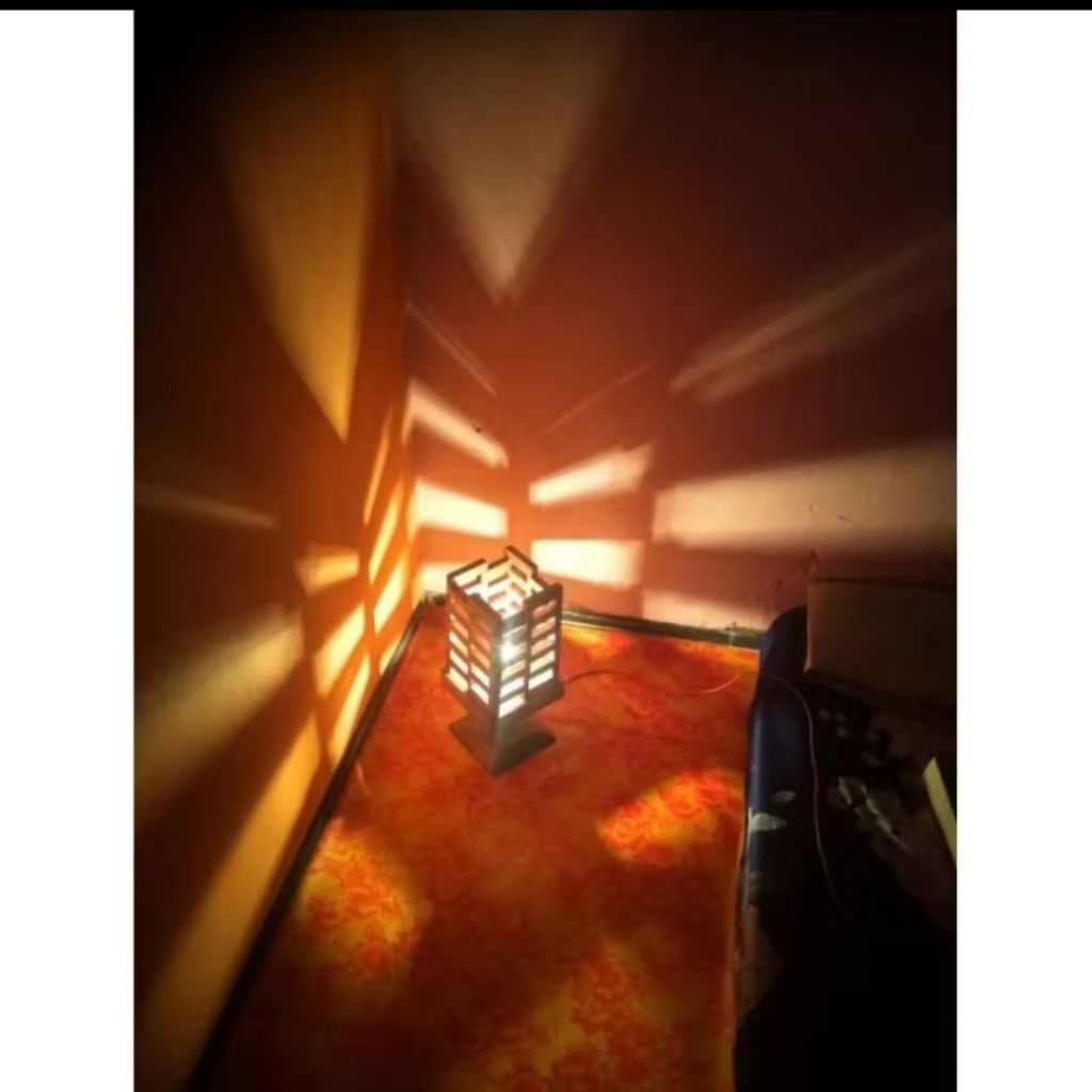 lampu tidur aesthetic estetik lampu tidur kayu lampu kamar tidur kayu aesthetic keren unik