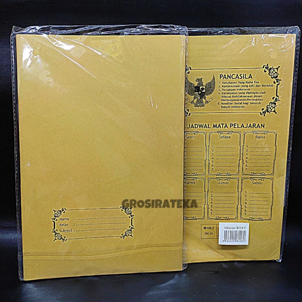 

SAMPUL BUKU COKLAT BOXY VIS-1