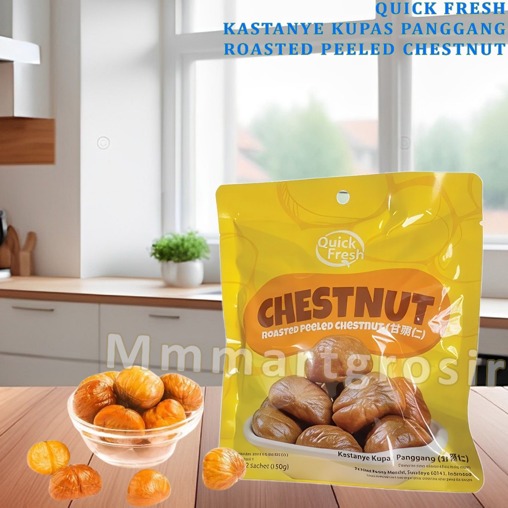 

Quick Fresh / Kastanye Kupas Panggang / Roasted Peeled Chestnut / 100gr