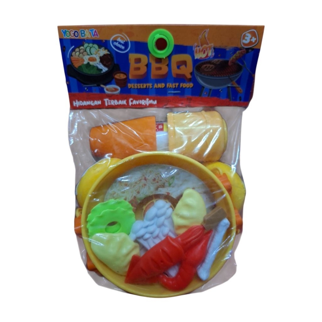 Mainan Masak BBQ Set Alat Panggang Lengkap dytashopp
