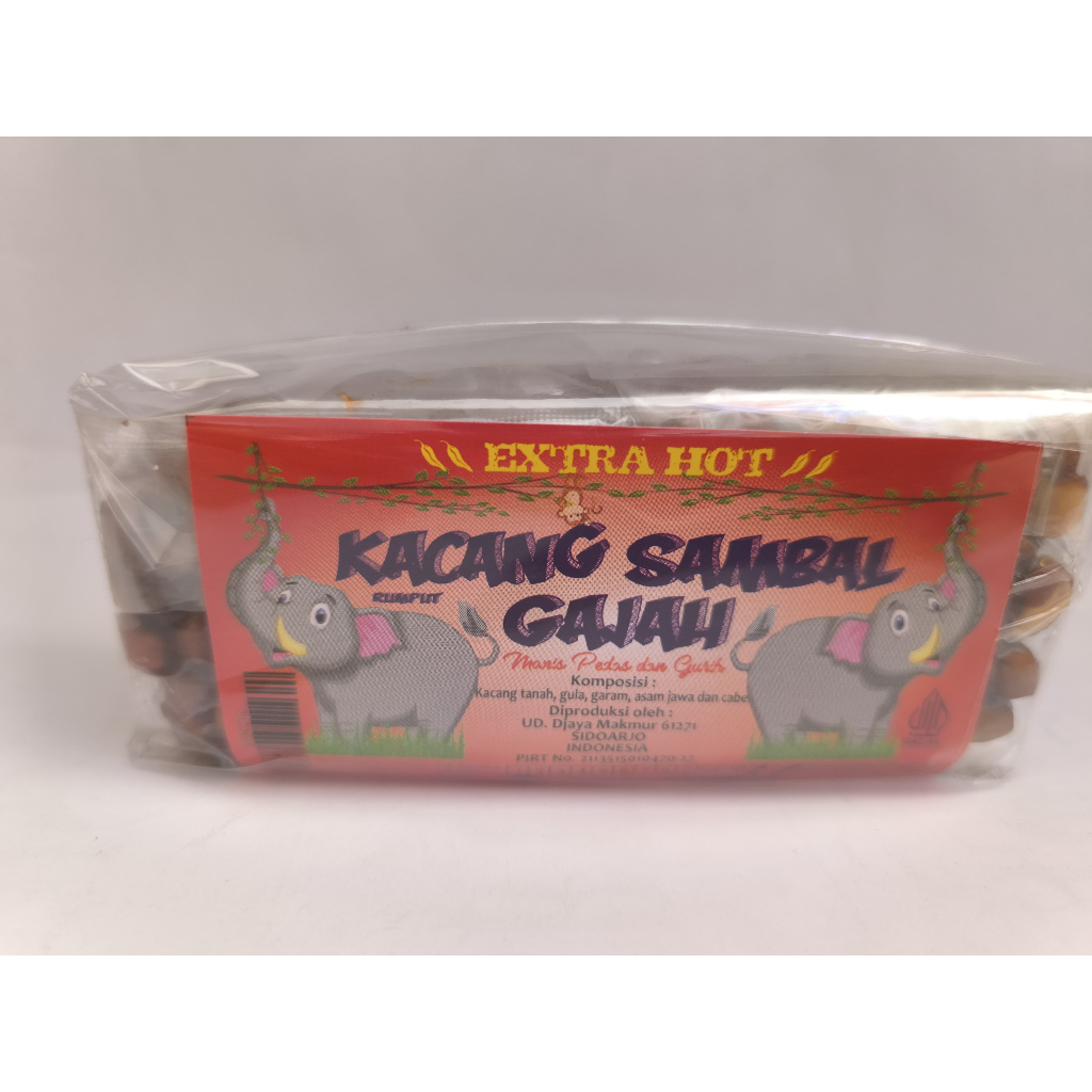 

GAJAH KACANG SAMBAL 145 gr 10'S