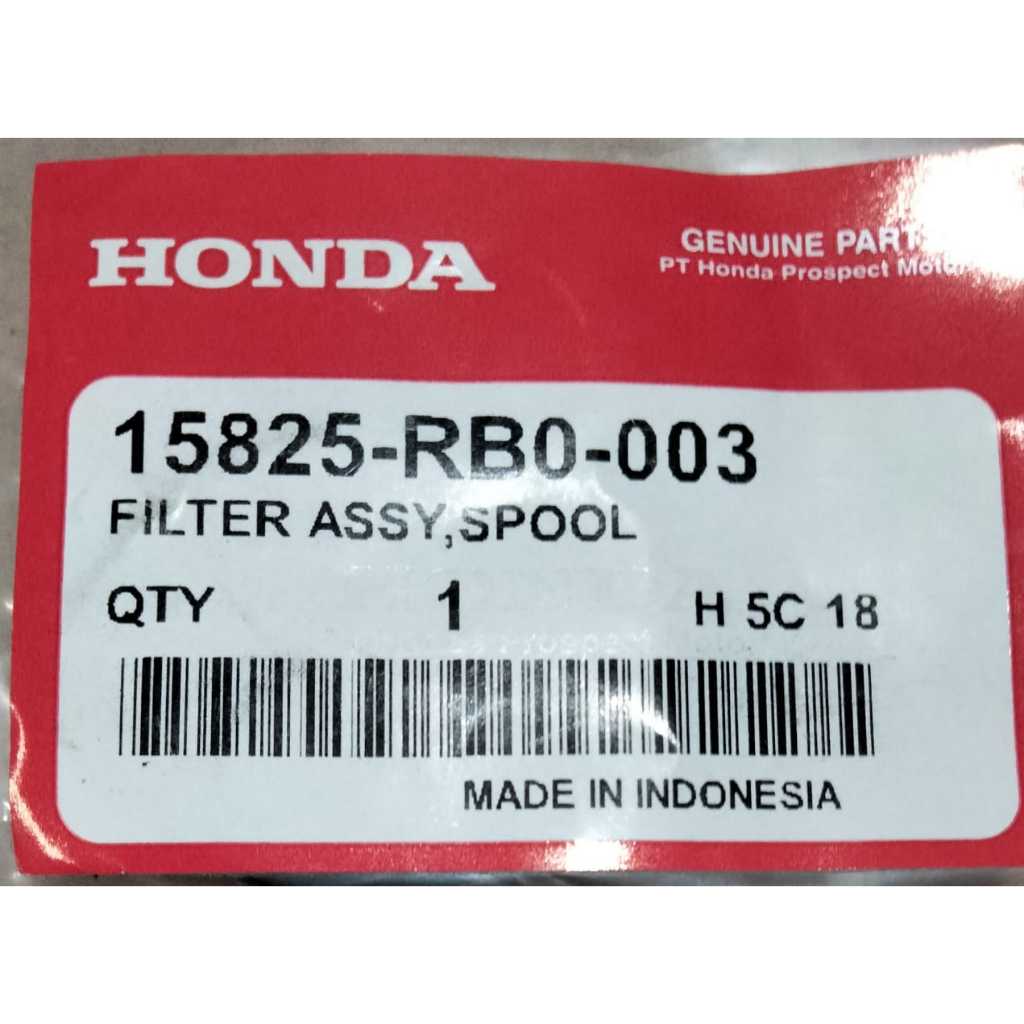 SEAL FILTER VTEC HONDA BRIO 2013-NEW, JAZZ, MOBILIO, HRV 1.5 / 15825-RB0-003