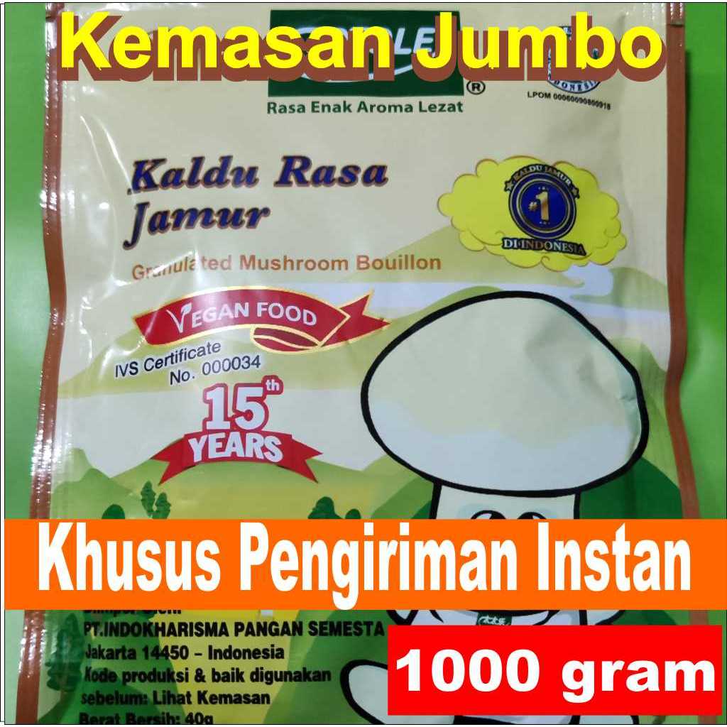

Khusus Kirim Instan! Totole Kaldu Rasa Jamur 1 kg 1000 gram gr g