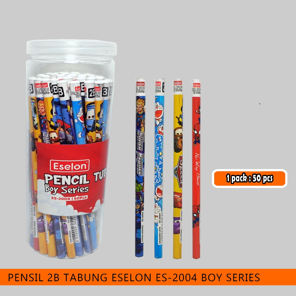 

pensil 2b tabung eselon es-2004 / 1 pack / 50 pcs