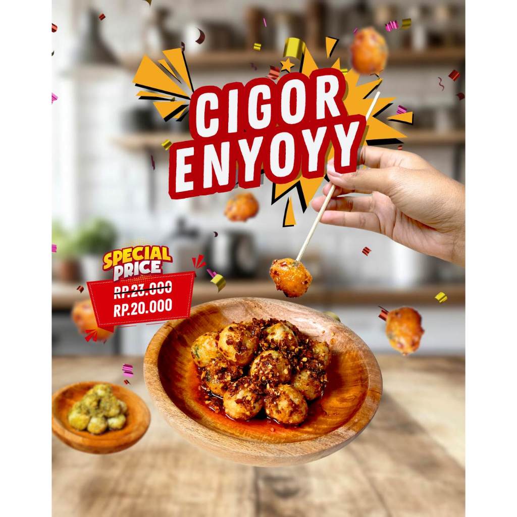 

Cigor Enyoyy Cilok Goreng