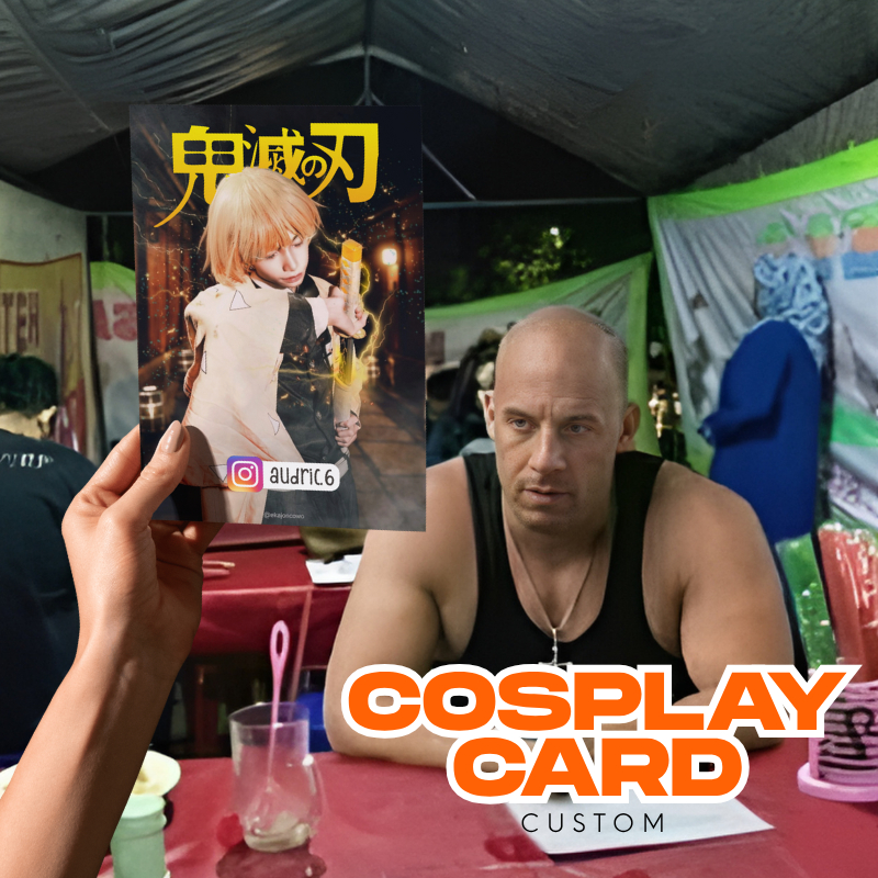 

100 pcs Cosplay Card Custom
