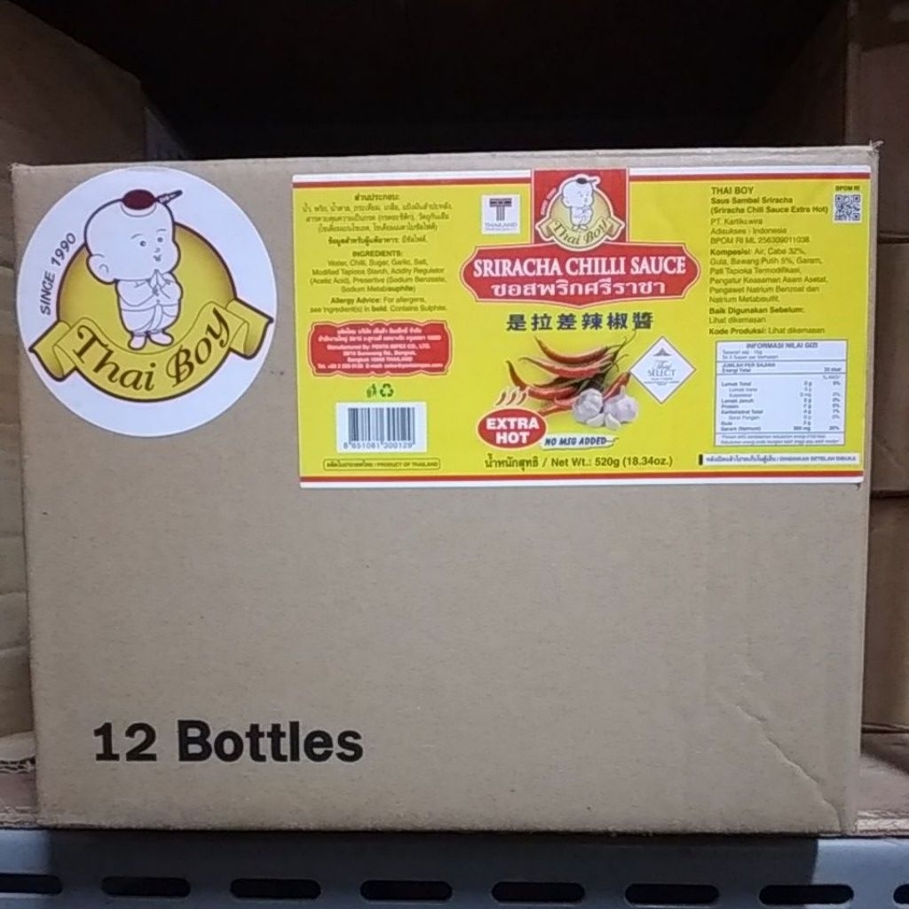 

thai boy sriracha extra hot [ 7 pcs ] khusus instant