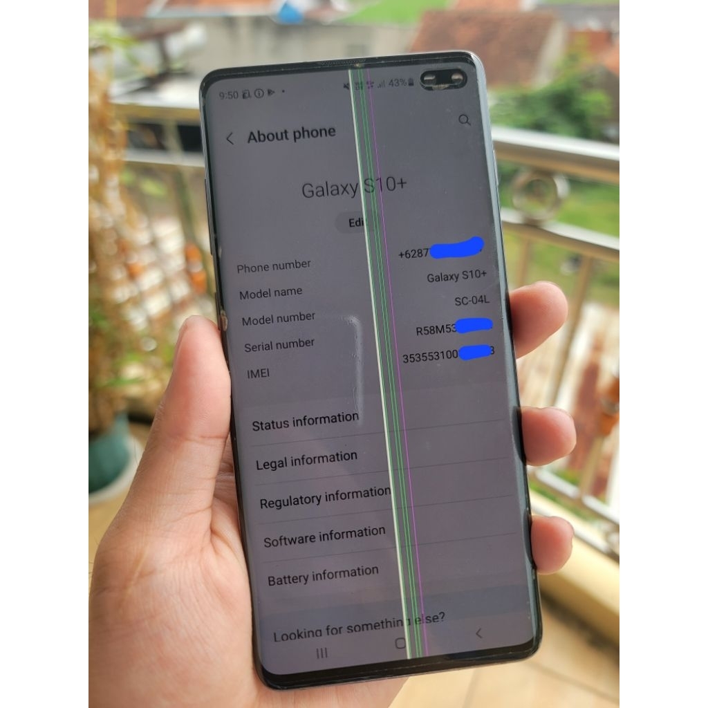 MESIN SAMSUNG S10+ INTER SNAPDRAGON 8/128
