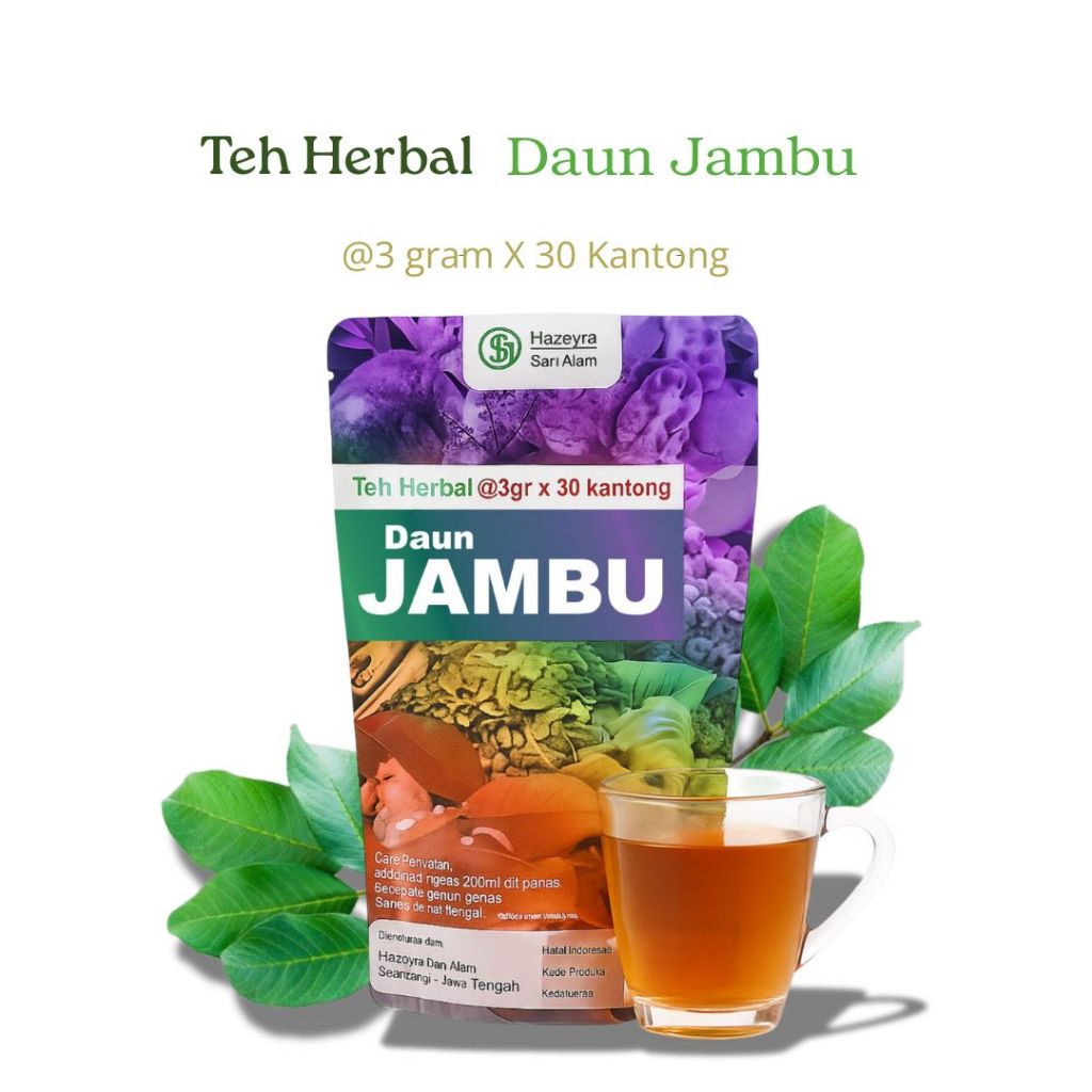

teh herbal daun jambu isi 30pcs