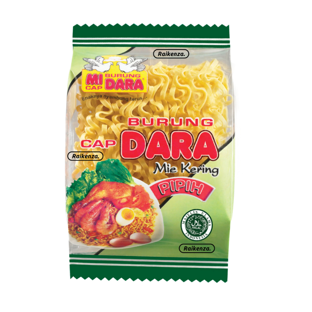 

Mie Burung Dara 140gr Mie Kering Pipih Isi 2 Biji