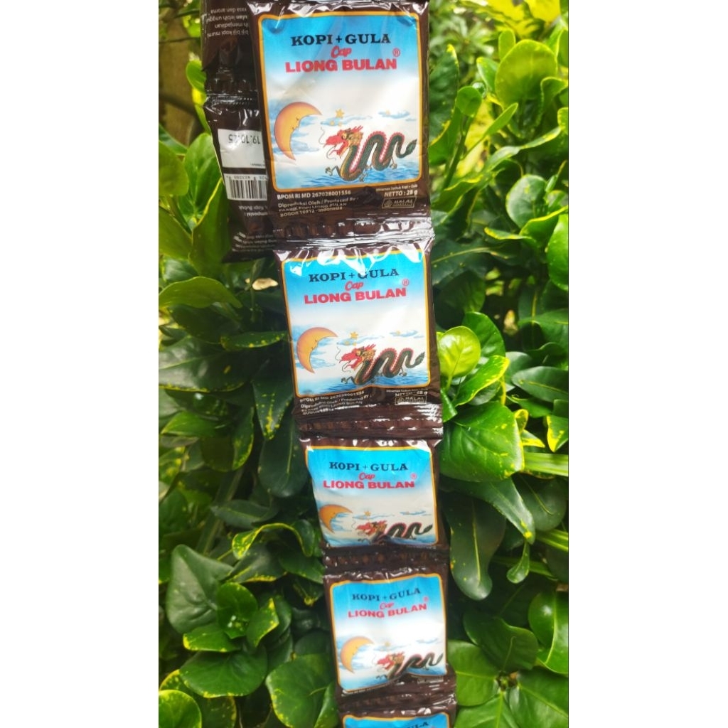 

1 Renceng Kopi Liong Bulan/isi 10 saset/Kopi legendaris Bogor harga Termurah