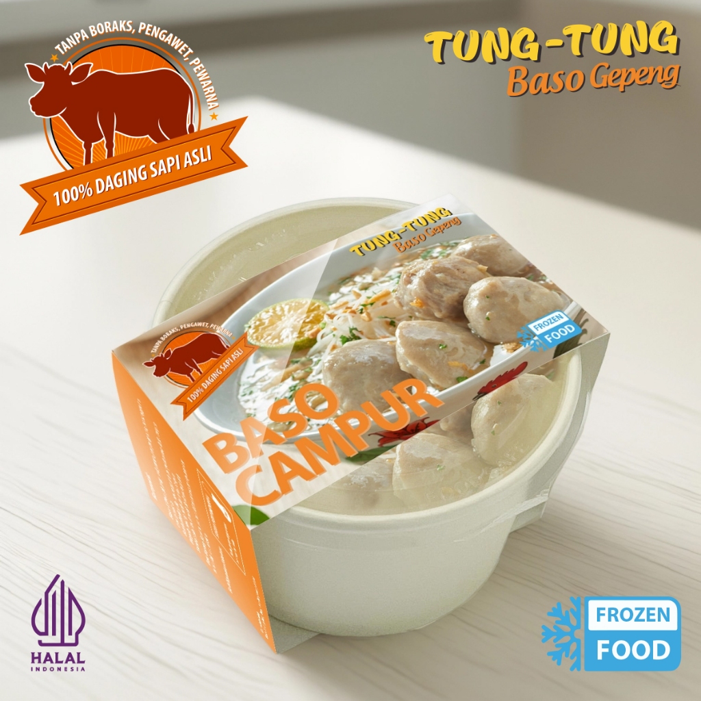 

BAKSO CAMPUR GEPENG BULAT URAT DAGING SAPI ASLI TANPA PENGAWET TANPA BORAKS [HALAL]