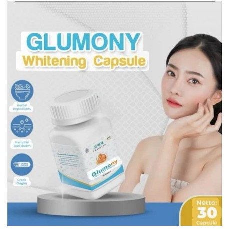 GLUMONY PEMUTIH BADAN  GLUMONY WHITENING GLUTATHIONE DIJAMIN AMPUH
