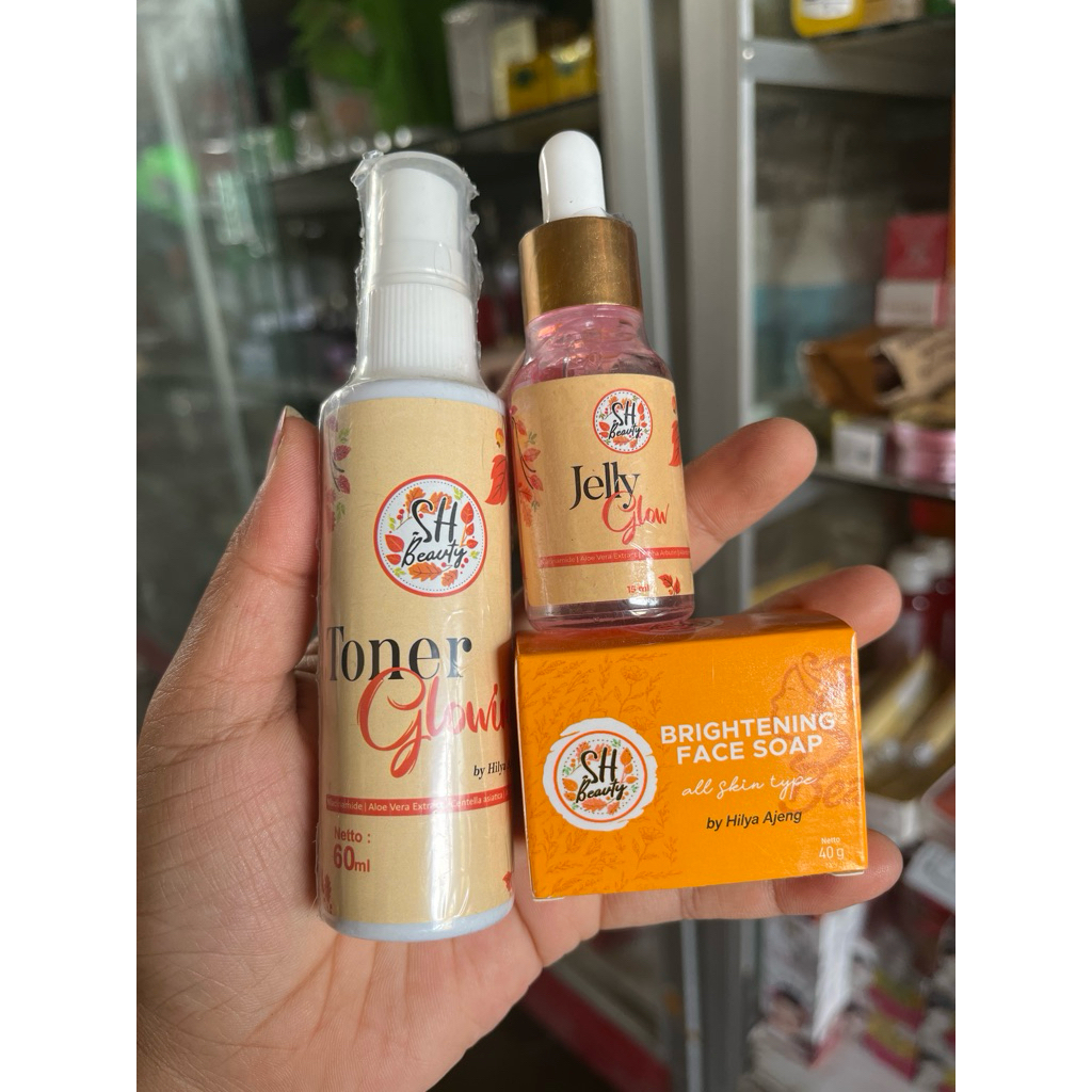 3in1 skincare Sh beuty || paket serum toner & sabun by hilya ajeng original