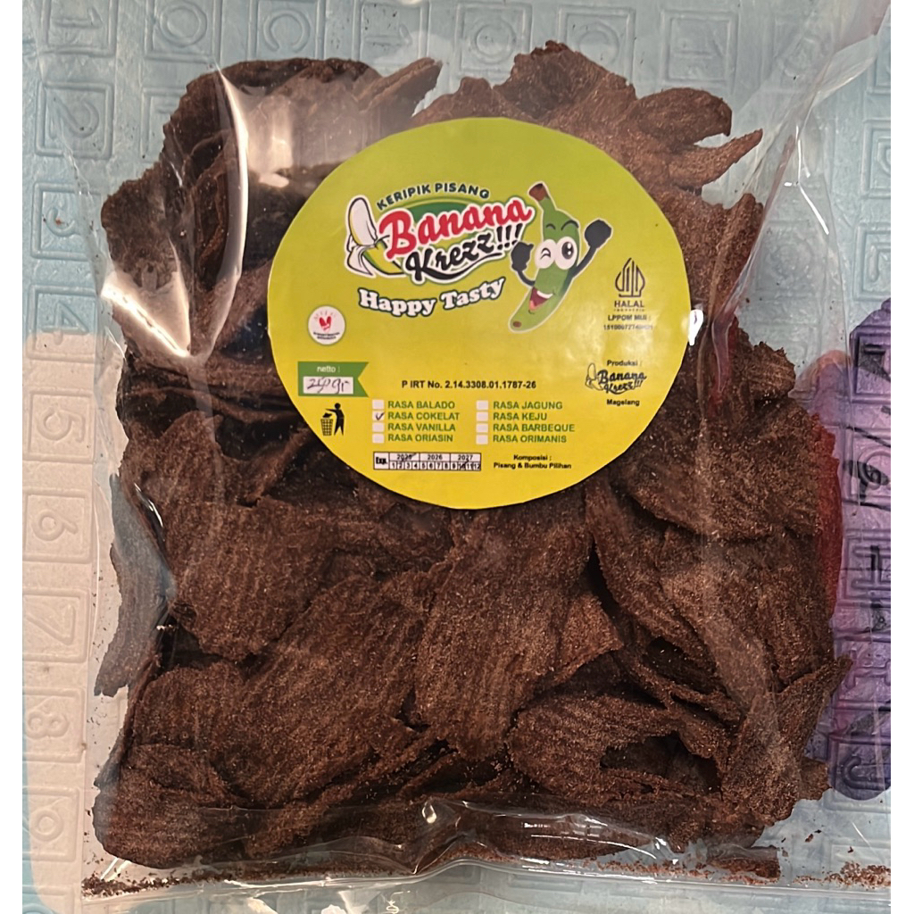 Banana krezz, Keripik Pisang Aneka Rasa 250gr