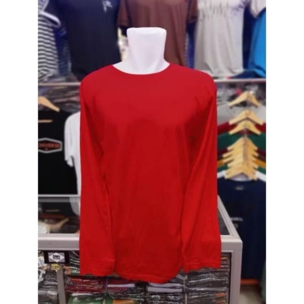 KAOS POLOS PAnjang & Pendek WARNA PUTIH,HITAM,MERAH