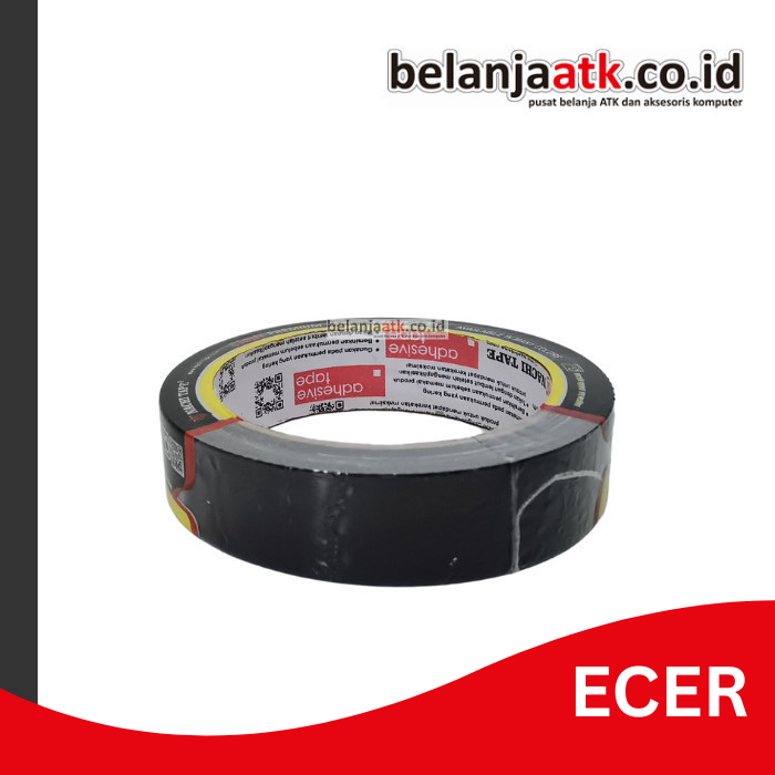 

[ECER] Lakban Hitam Kecil Nachi 1” x 12 meter (Satu Inch)