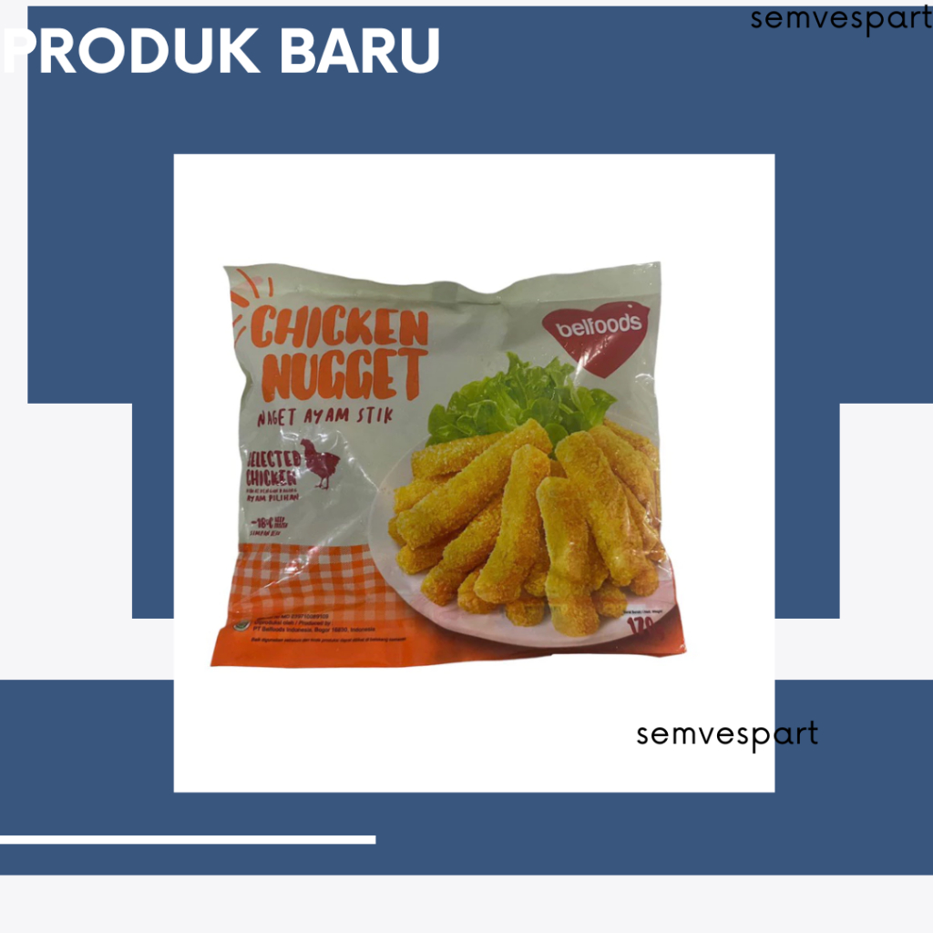 

Belfoods Chicken Nugget Stick 170gr