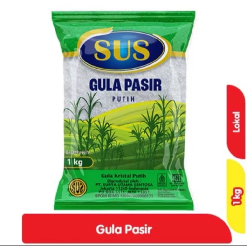 

SUS Gula Pasir Putih 1 Kg