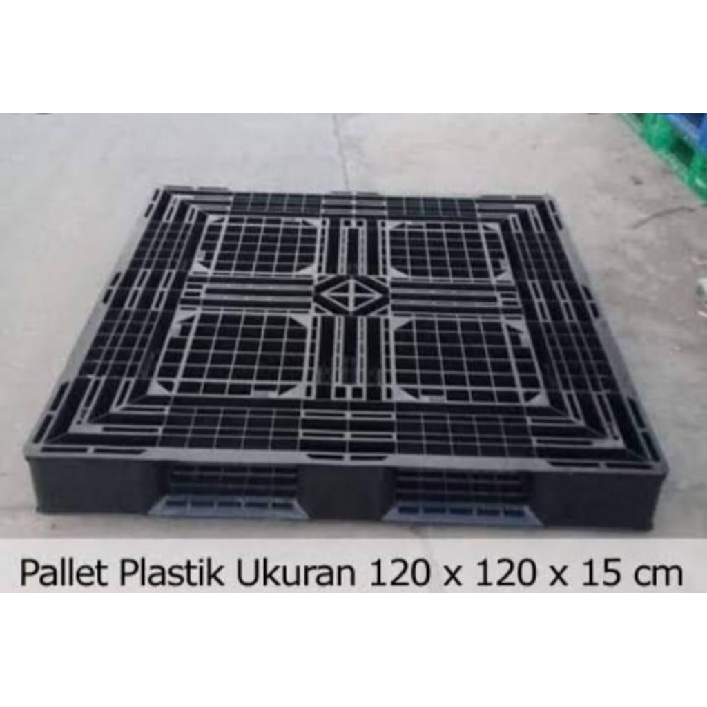 palet plastik baru 120x120x15cm