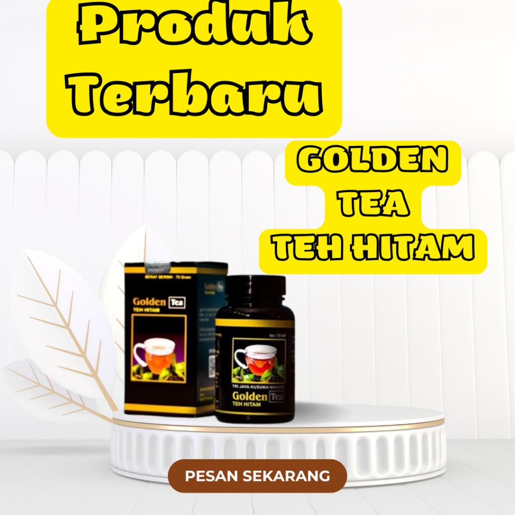 

TEH HERBAL GOLDEN TEA Suplemen Kesehatan Alami Meningkatkan Imun Tubuh Original 75gr