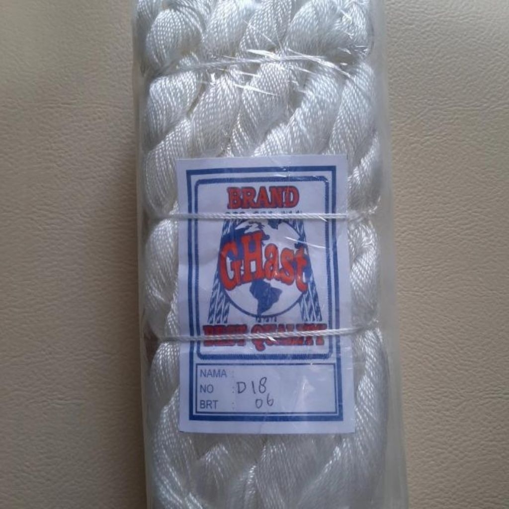 

Tali nilon serba guna putih, Benang nilon putih jaring nelayan 1 pak isi 20